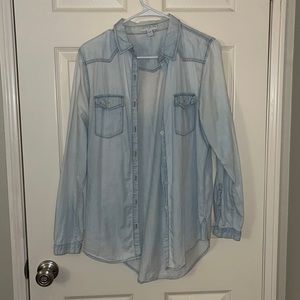Cotton On Lightweight Denim Style Shirt